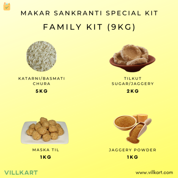 Makar Sankranti Special Kit (Chura, Tilkut, Jaggery/Gud) - Image 2